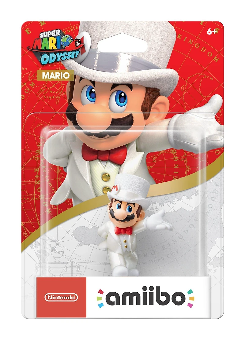 Super Mario Odyssey Mario (Wedding Outfit) amiibo