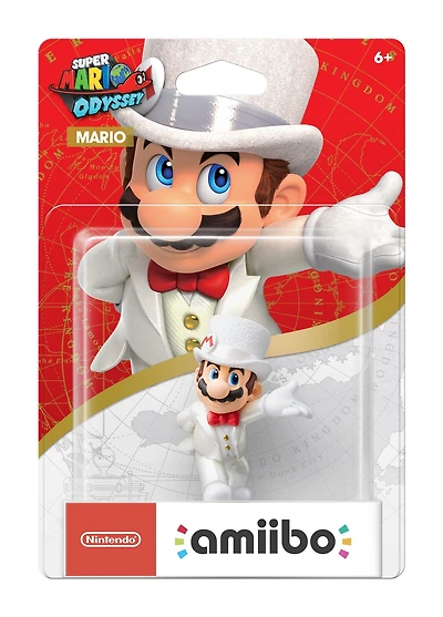 Super Mario Odyssey Mario (Wedding Outfit) amiibo