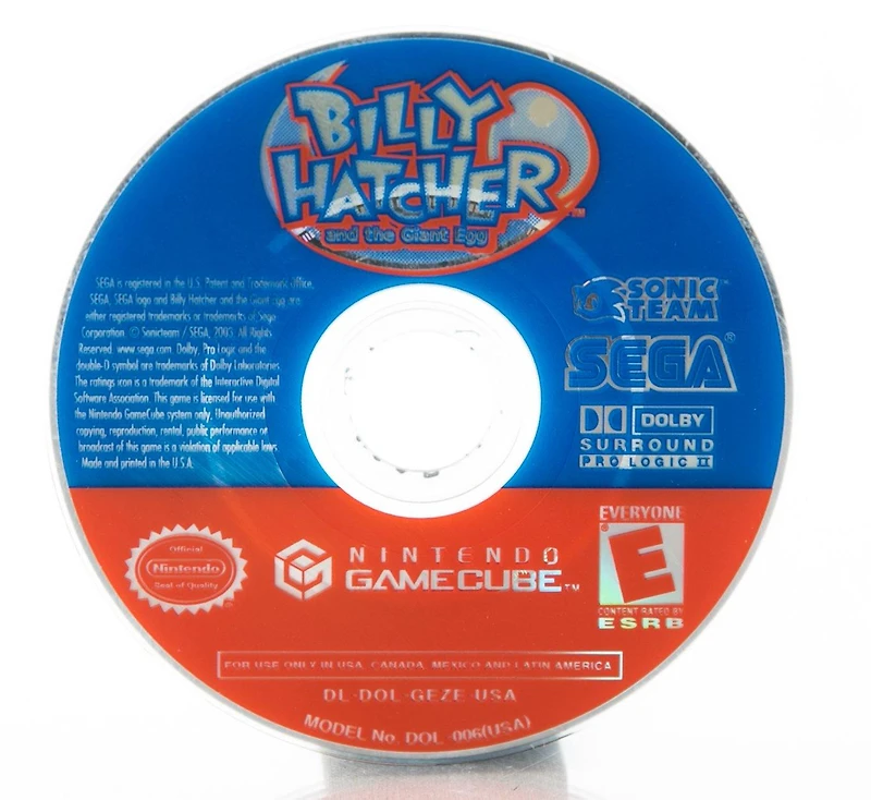 Billy Hatcher and the Giant Egg