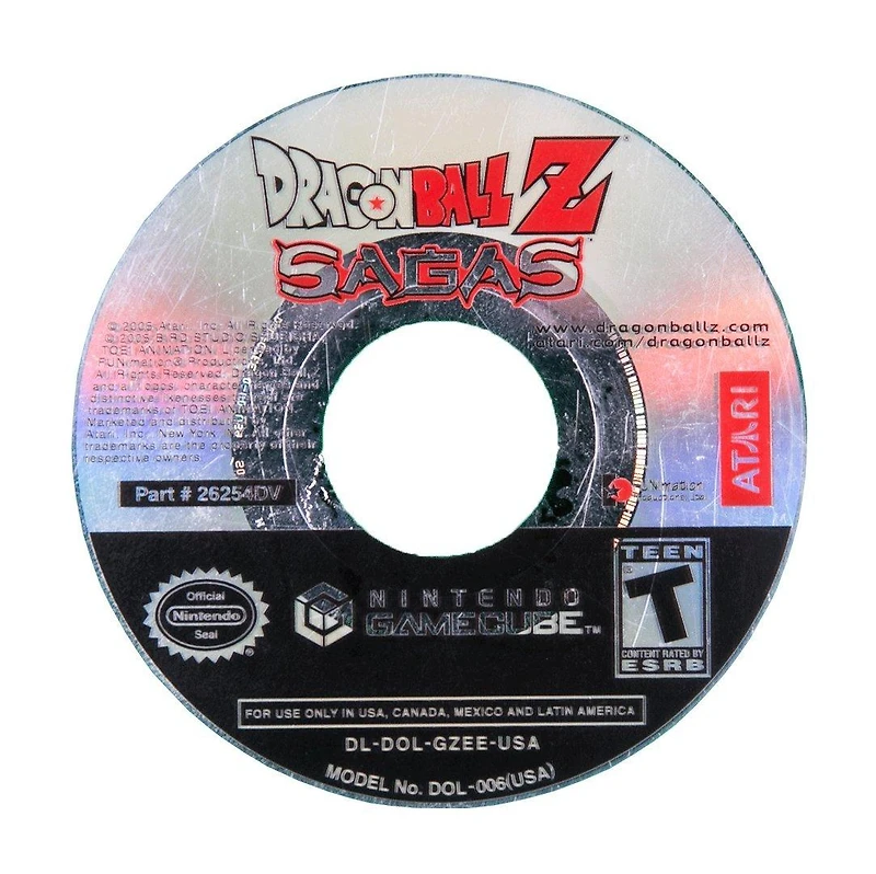 Dragon Ball Z Sagas - Game Cube