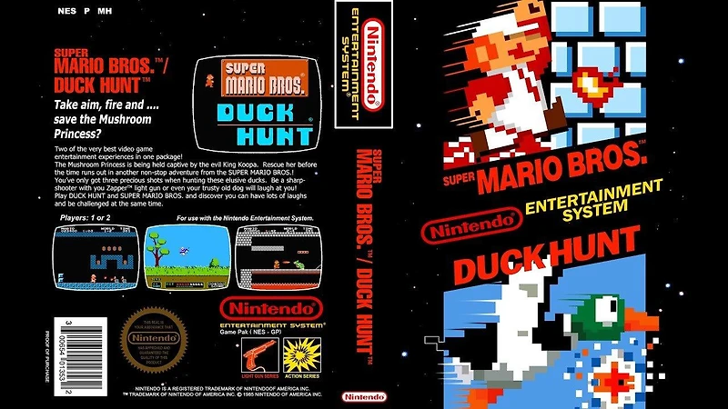Super Mario Bros. and Duck Hunt - Nintendo