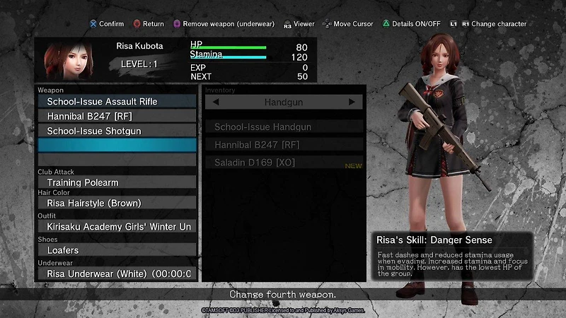School Girl/Zombie Hunter