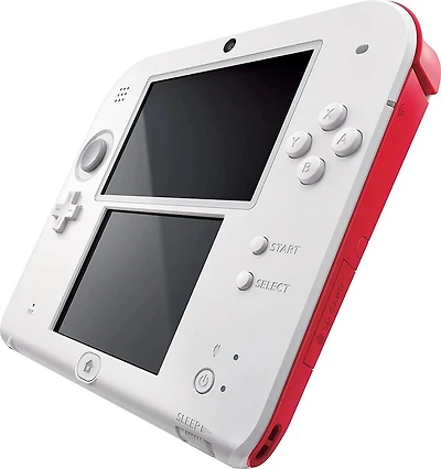 Nintendo 2DS Handheld Console White/Red