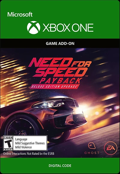 Need for Speed Payback Deluxe Edition Upgrade DLC