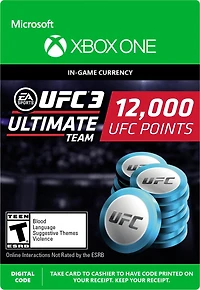 EA Sports UFC 3 Ultimate Team Points 12,000 - Xbox One