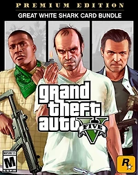 Grand Theft Auto V: Premium Edition and Great White Shark Card Bundle - PC