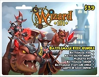 KingsIsle Wizard101 Battlemage Keep Bundle Digital Card