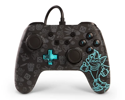 PowerA Crash Bandicoot Wired Controller for Nintendo Switch GameStop Exclusive