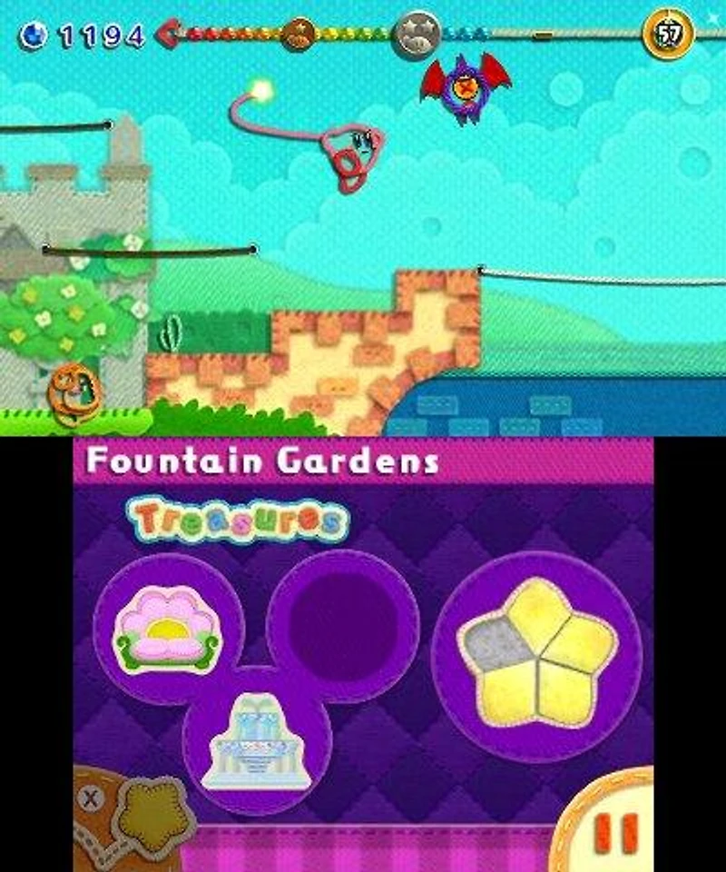 Kirby's Extra Epic Yarn - Nintendo 3DS