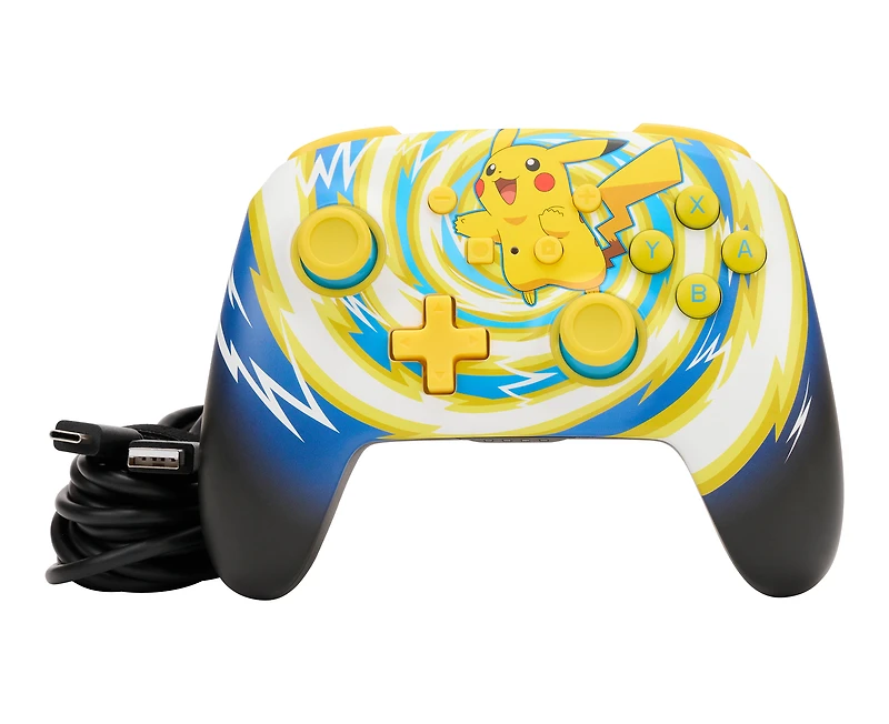 PowerA Enhanced Wireless Controller for Nintendo Switch Pikachu Vortex