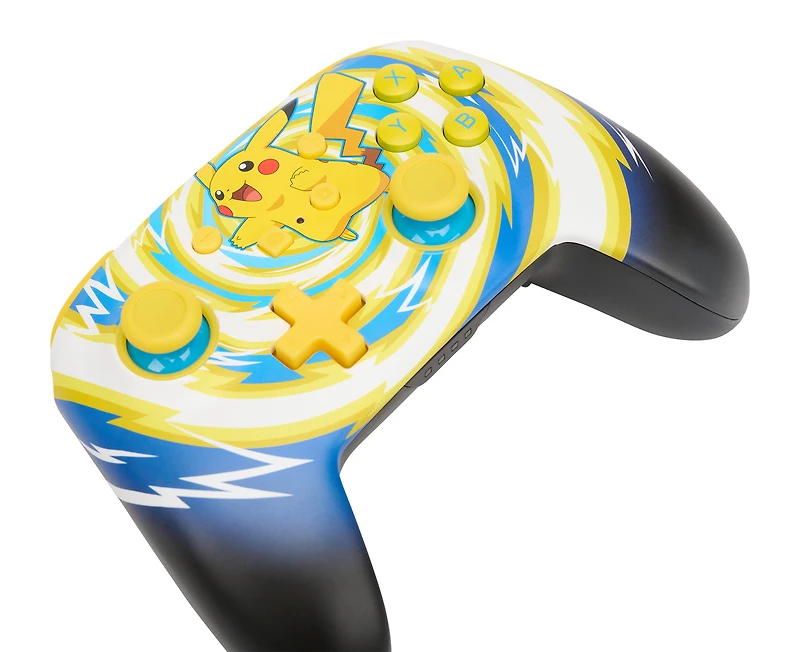 PowerA Enhanced Wireless Controller for Nintendo Switch Pikachu Vortex