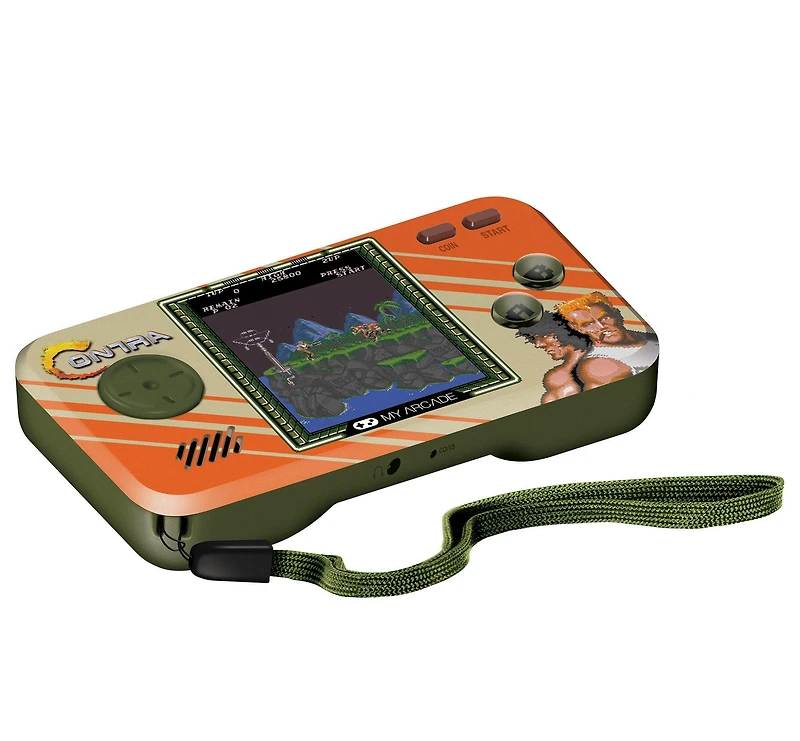 My Arcade Contra Pocket Player Handheld Portable Video Game System Contra
