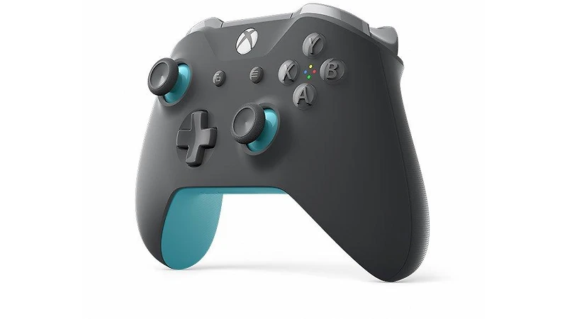 Microsoft Xbox One Wireless Controller Gray and Blue