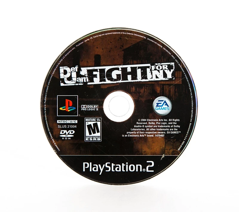 Def Jam Fight for NY - PlayStation 2