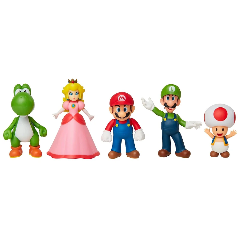 Jakks Pacific Super Mario Bros. Mario and Friends Multi-Pack Action Figures