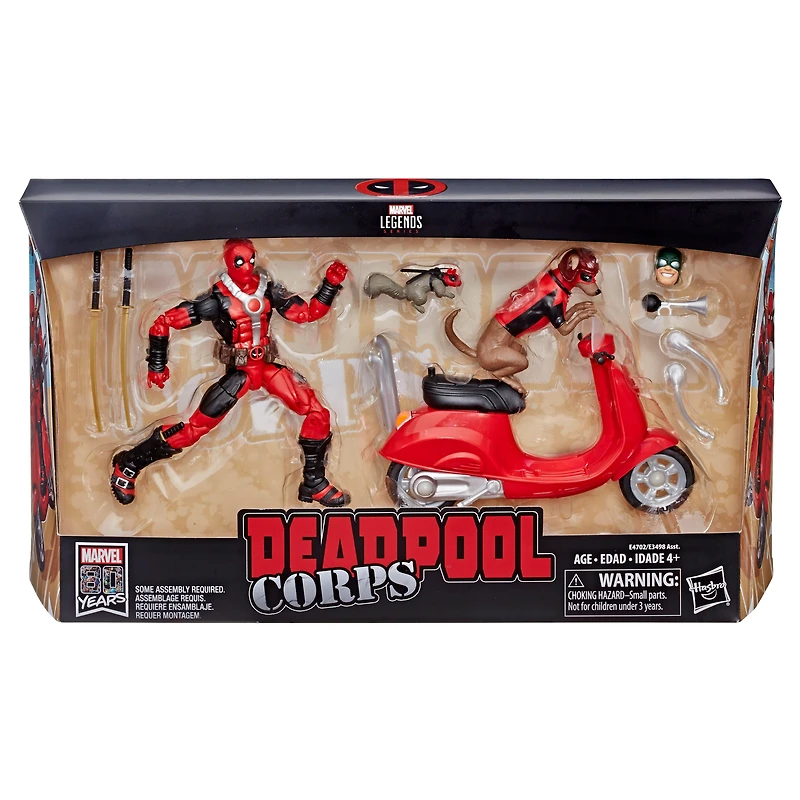 Hasbro Marvel Legends Series Deadpool with Scooter 6-in Action Figure