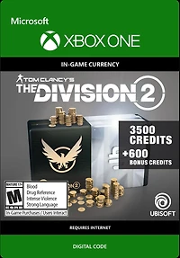 Tom Clancy's The Division 2 Credits 4,100 - Xbox One