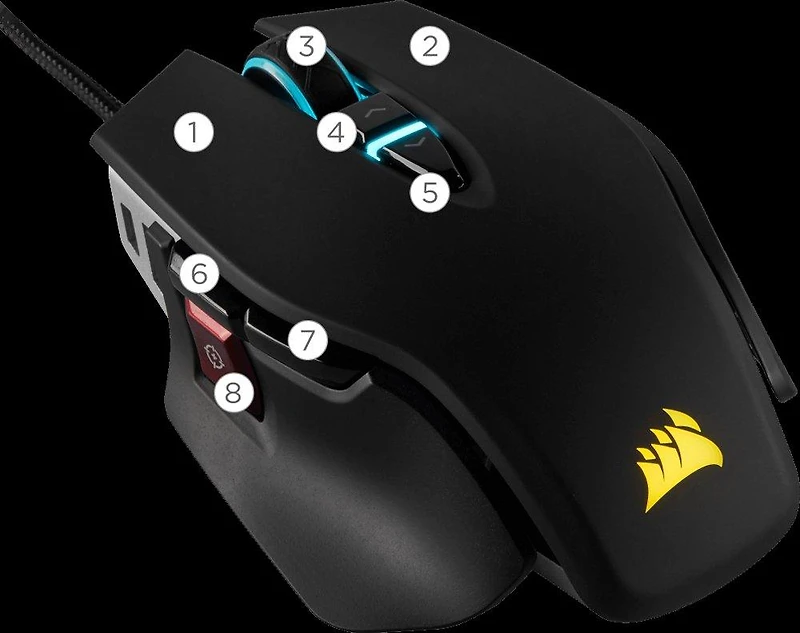 CORSAIR M65 RGB Elite FPS Wired Mouse