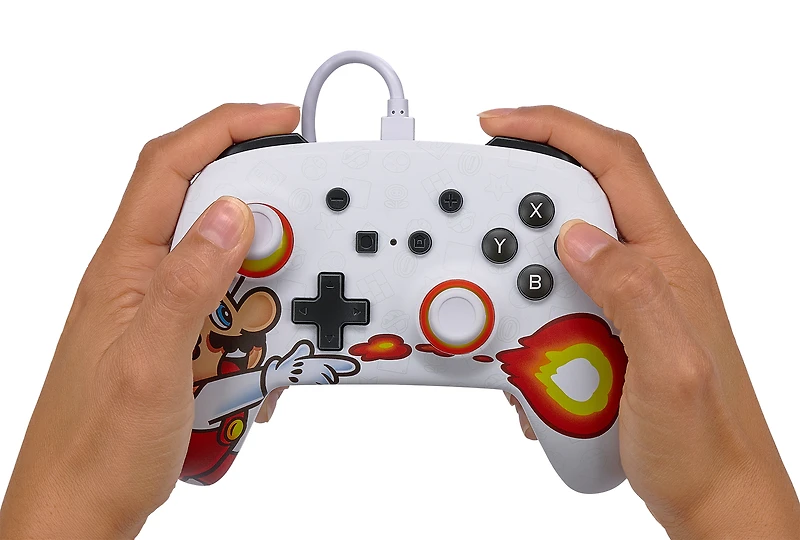 PowerA Enhanced Wired Controller for Nintendo Switch Fireball Mario