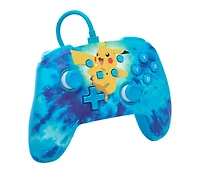 PowerA Enhanced Wired Controller for Nintendo Switch Tie Dye Pikachu