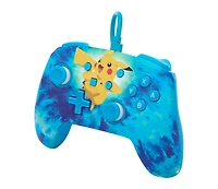 PowerA Enhanced Wired Controller for Nintendo Switch Tie Dye Pikachu