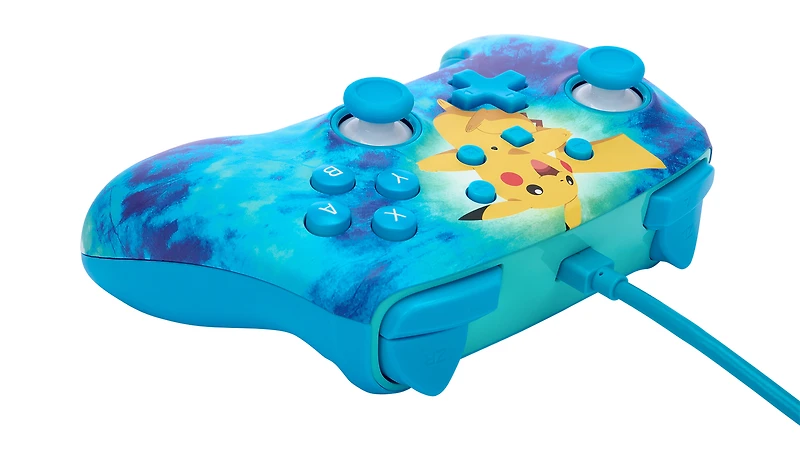 PowerA Enhanced Wired Controller for Nintendo Switch Tie Dye Pikachu