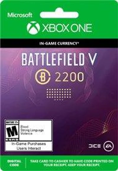 Battlefield V Battlefield Currency 2,200 - Xbox One