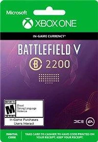 Battlefield V Battlefield Currency 2,200 - Xbox One