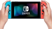 Nintendo Switch with Neon Blue/Neon Red Joy-Con Controller
