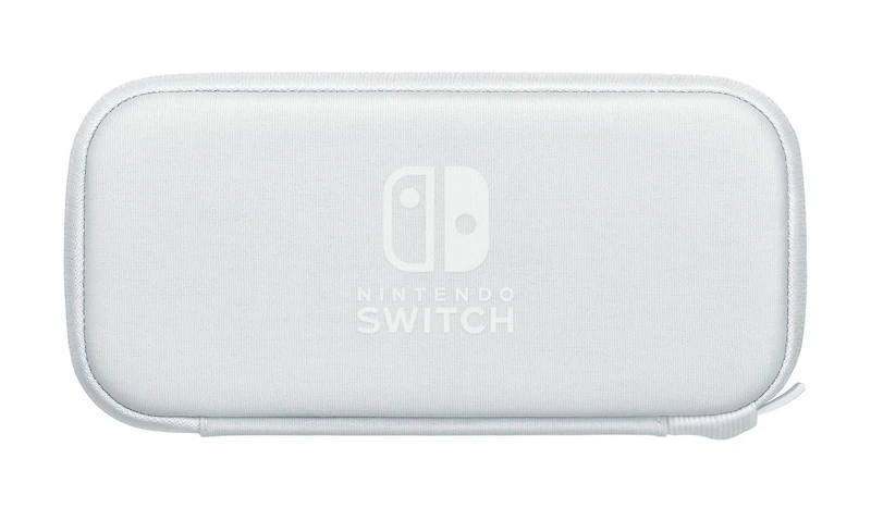 Nintendo Switch Lite White Carrying Case and Screen Protector