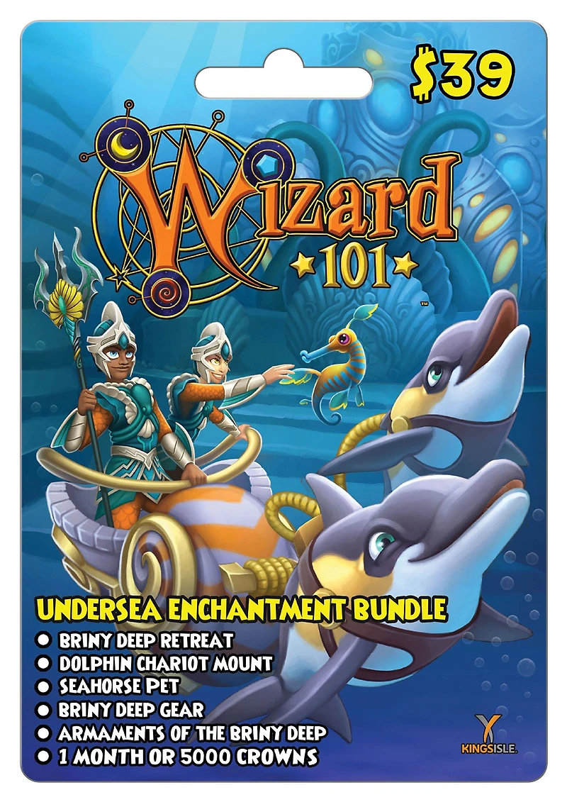 KingsIsle Wizard101 Undersea Enchantment Digital Card