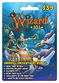KingsIsle Wizard101 Undersea Enchantment Digital Card