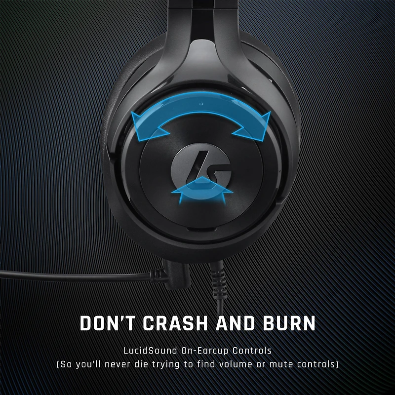 LucidSound LS10X Wired Gaming Headset Black - PlayStation 4