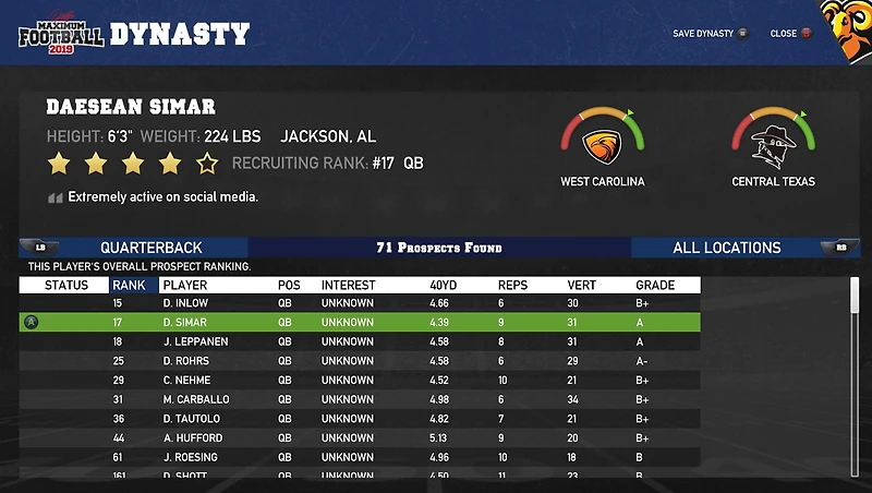Doug Flutie Maximum Football 2019 - Xbox One