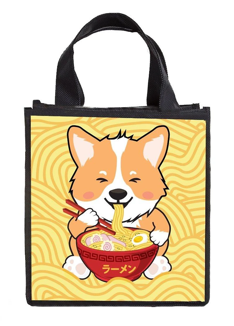 Geeknet Corgi Eating Ramen Tote Bag GameStop Exclusive