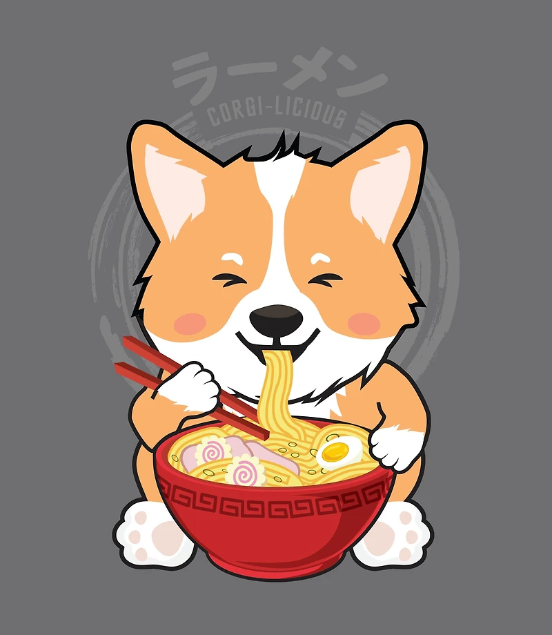 Geeknet Corgi Eating Ramen Tote Bag GameStop Exclusive