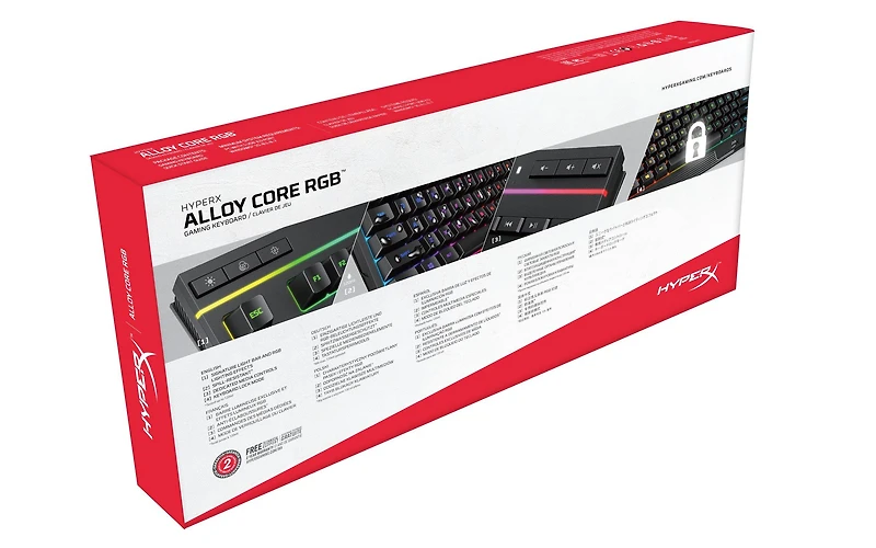 HyperX Alloy Core RGB Wired Membrane Gaming Keyboard