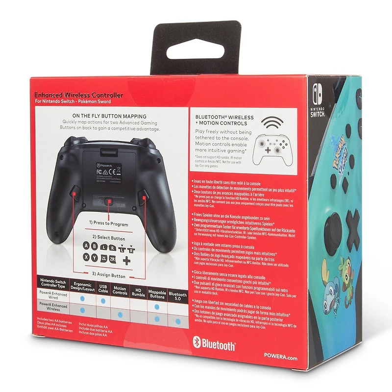 PowerA Enhanced Wireless Controller for Nintendo Switch Pokemon Sword