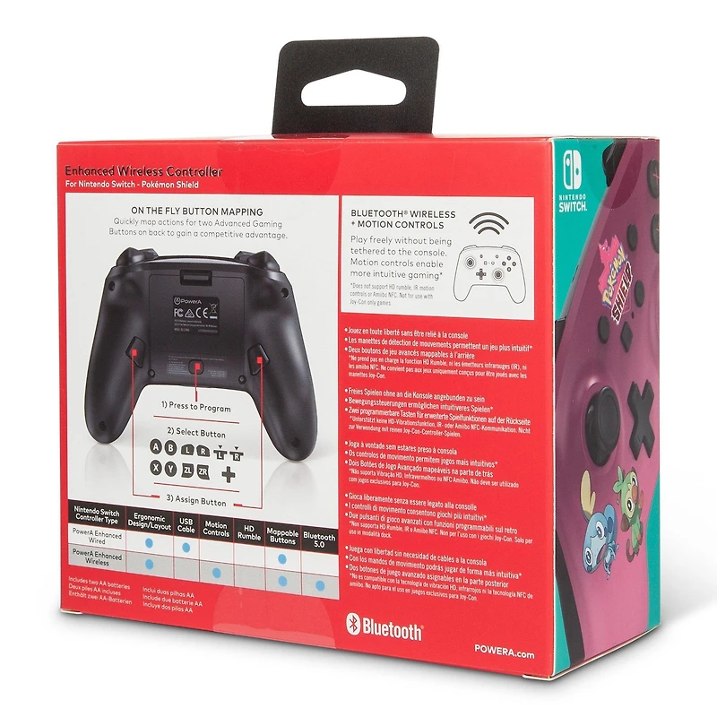 PowerA Enhanced Wireless Controller for Nintendo Switch Pokemon Shield