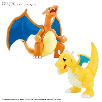 Pokemon Charizard and Dragonite Model Kit