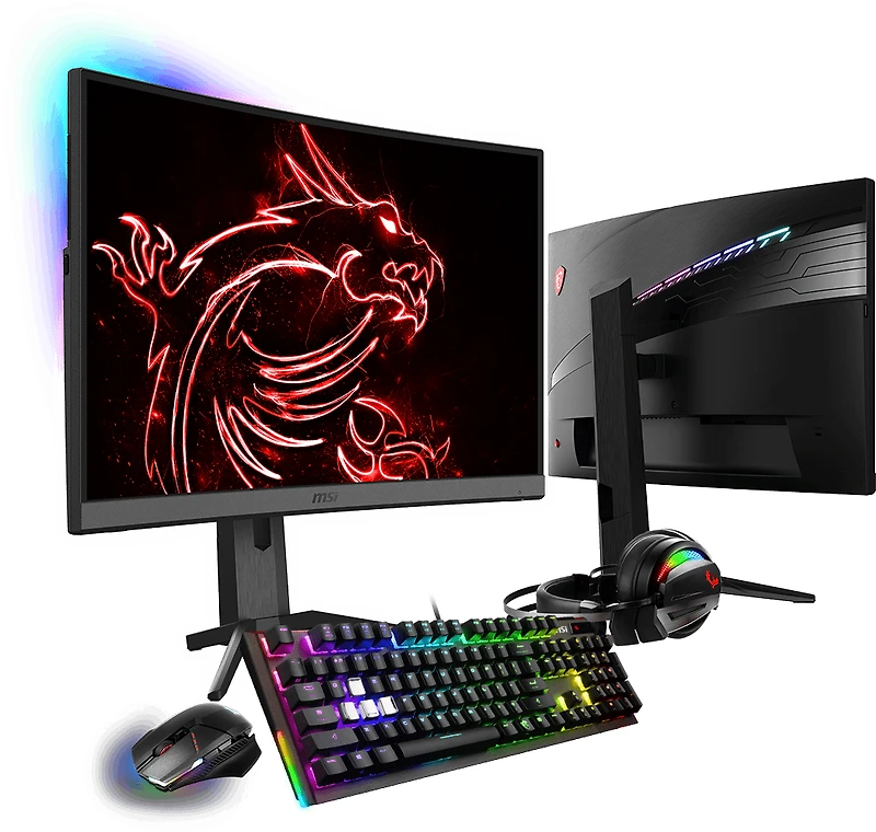 MSI 27-in Optix MAG272CQR WQHD (2560x1440) 165Hz Curved Gaming Monitor OPTIXMAG272CQR