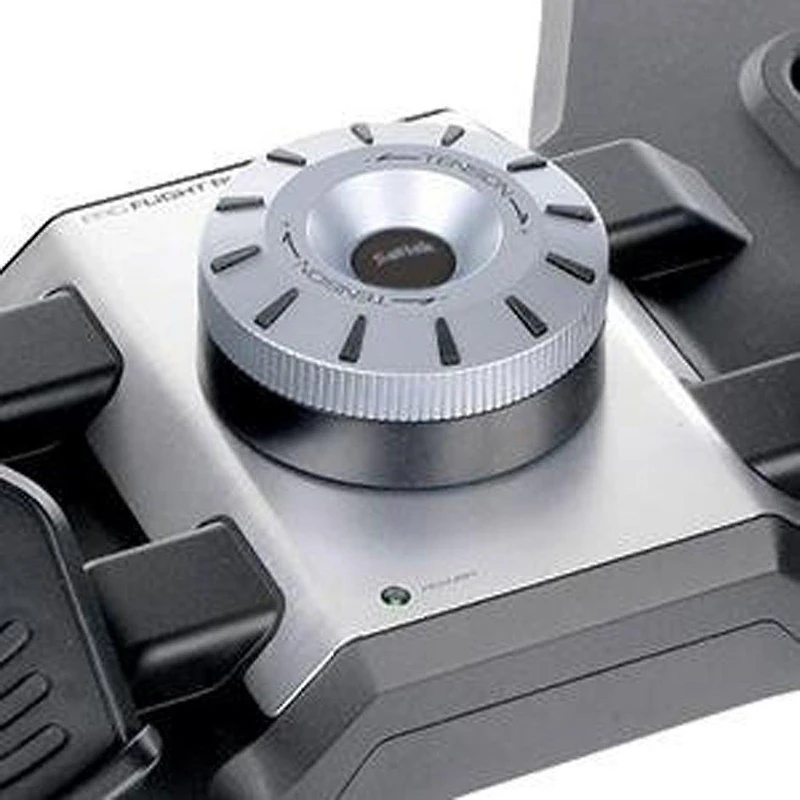 Logitech Professional Flight Simulation Rubber Pedals with Toe Brake