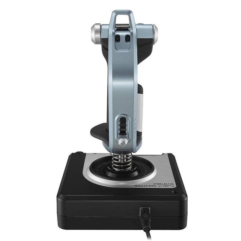 Logitech X52 H.O.T.A.S. Throttle and Stick Simulation Controller for PC Black and Silver