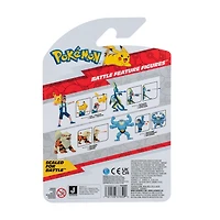 Jazwares Pokemon Arcanine 4.5-in Battle Feature Figure with Fire Missile Attack