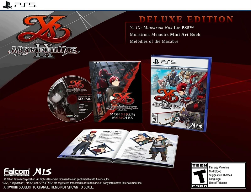 Ys IX: Monstrum Nox Deluxe - PlayStation 5