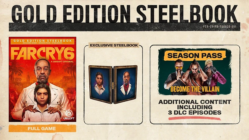 Far Cry 6 Gold Steelbook - Xbox One