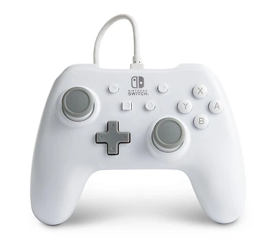 PowerA Wired Controller for Nintendo Switch White Matte