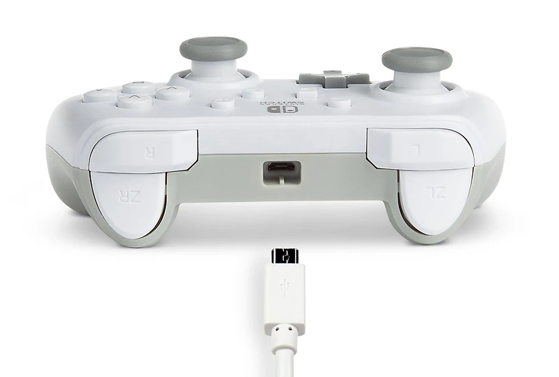 PowerA Wired Controller for Nintendo Switch White Matte