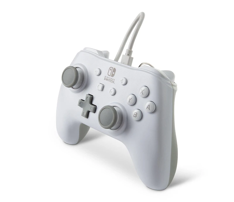PowerA Wired Controller for Nintendo Switch White Matte