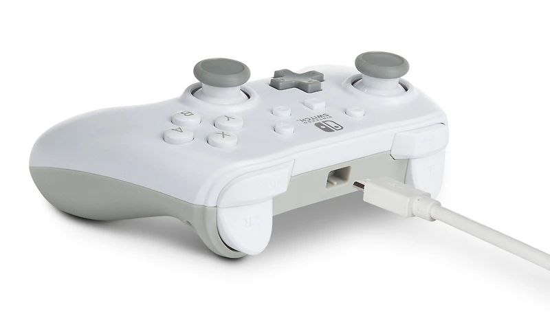 PowerA Wired Controller for Nintendo Switch White Matte